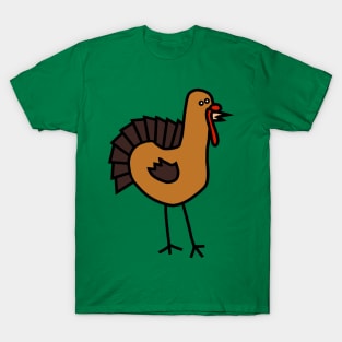 Turkey Time Thanksgiving Animals T-Shirt